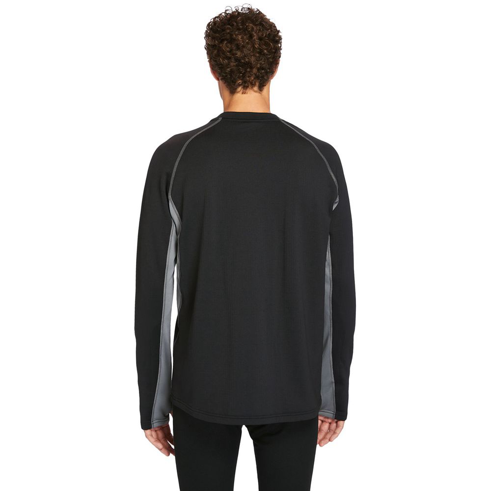 Camisetas Timberland Hombre Pro® Skim Coat Thermal Base Layer Negras - Chile SLP-746389